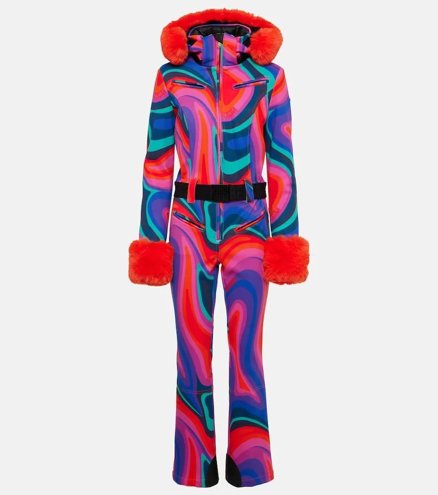 The Party faux fur-trimmed ski suit