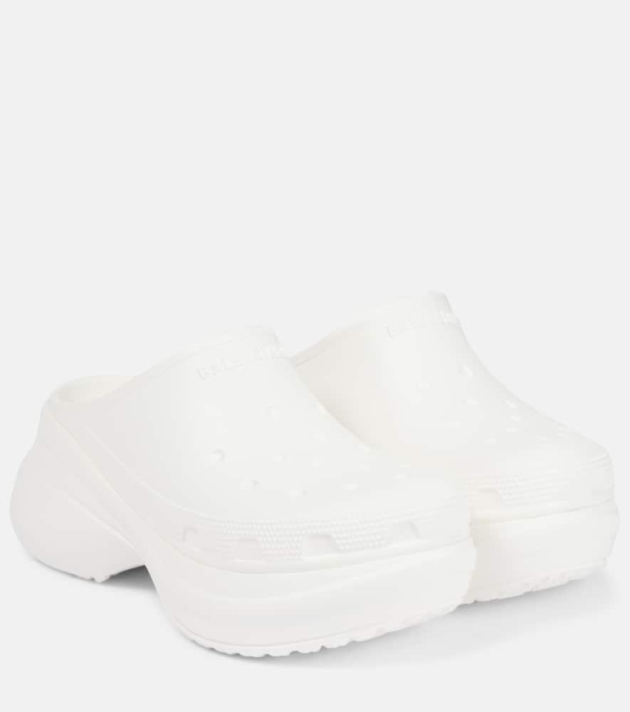 x Crocs platform slides