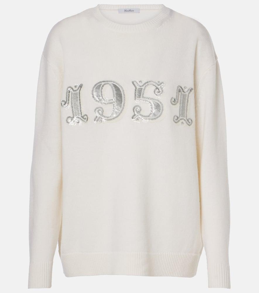 Plata embellished wool and cashmere sweater