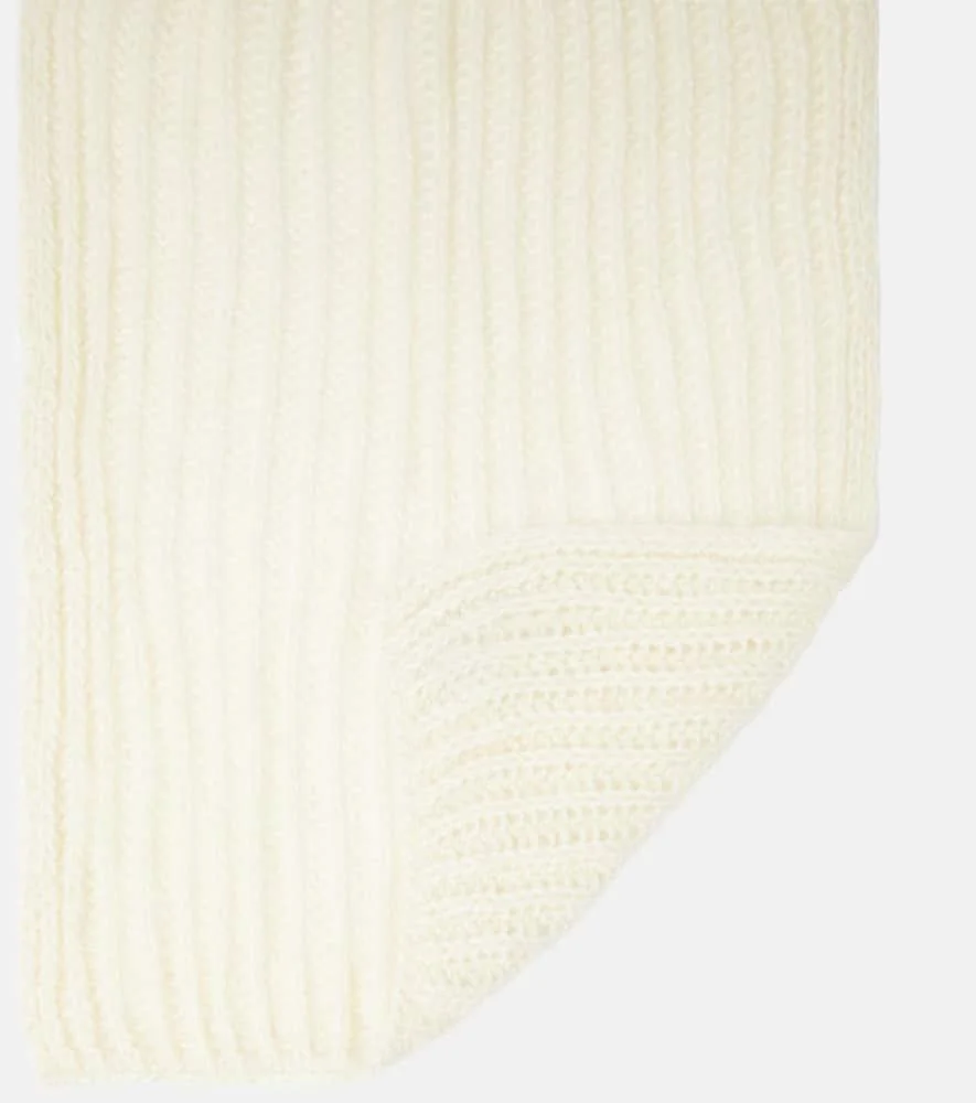 Anagram open-knit mohair-blend scarf