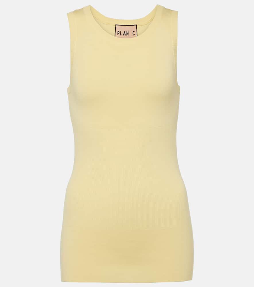 Cotton jersey tank top