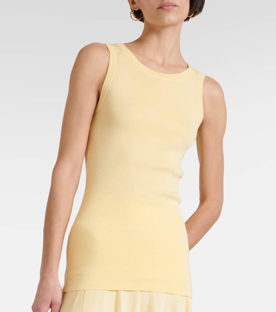 Cotton jersey tank top