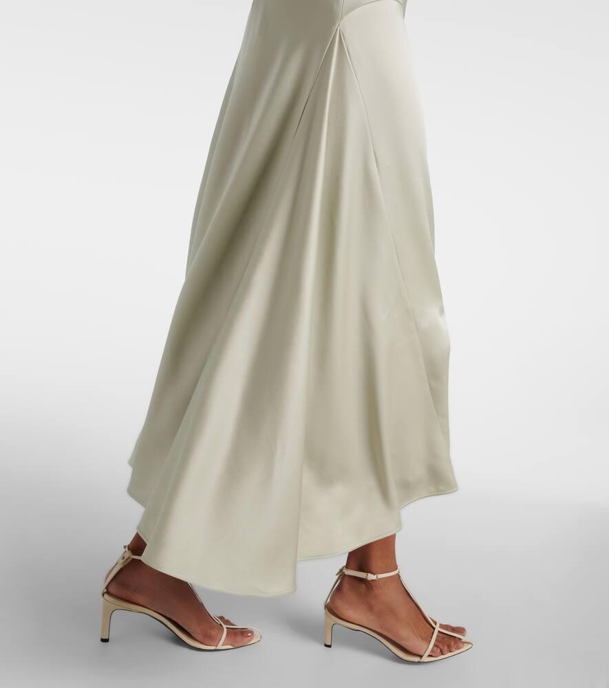 Draped maxi dress