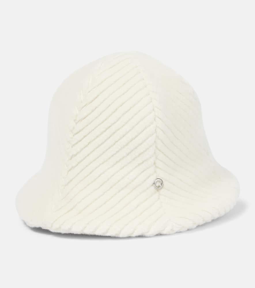 Wool and cotton bucket hat