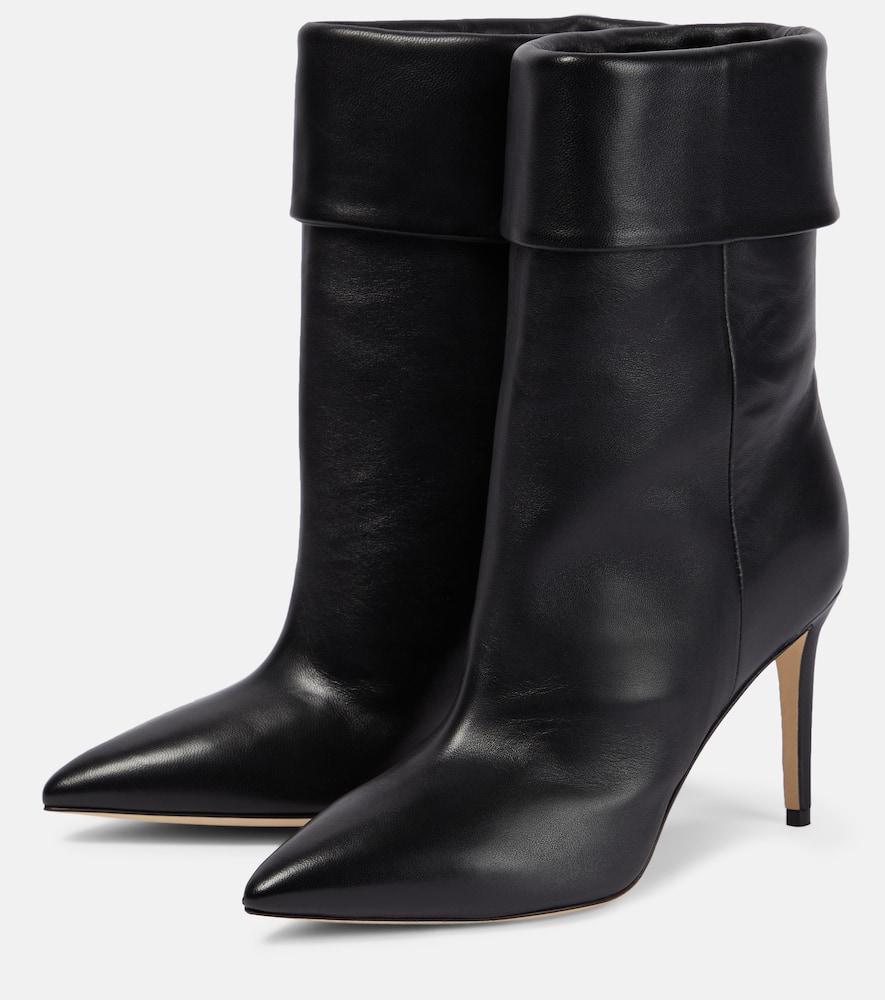 Leather ankle boots