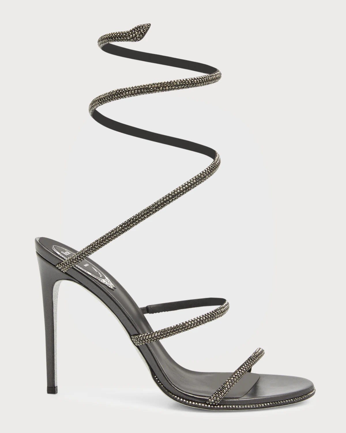 Cleo Snake Strass Stiletto Sandals