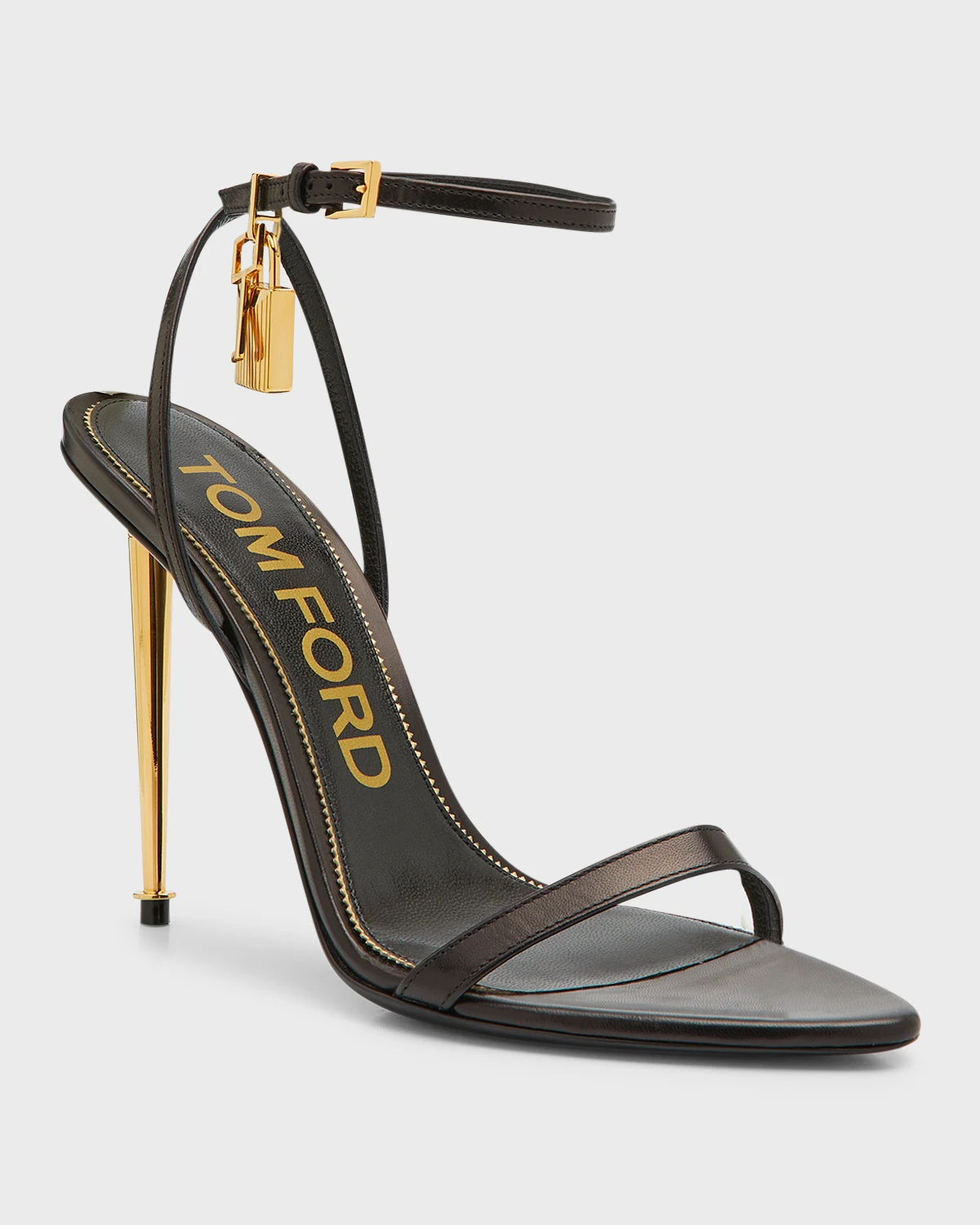 Lock Stiletto Sandals