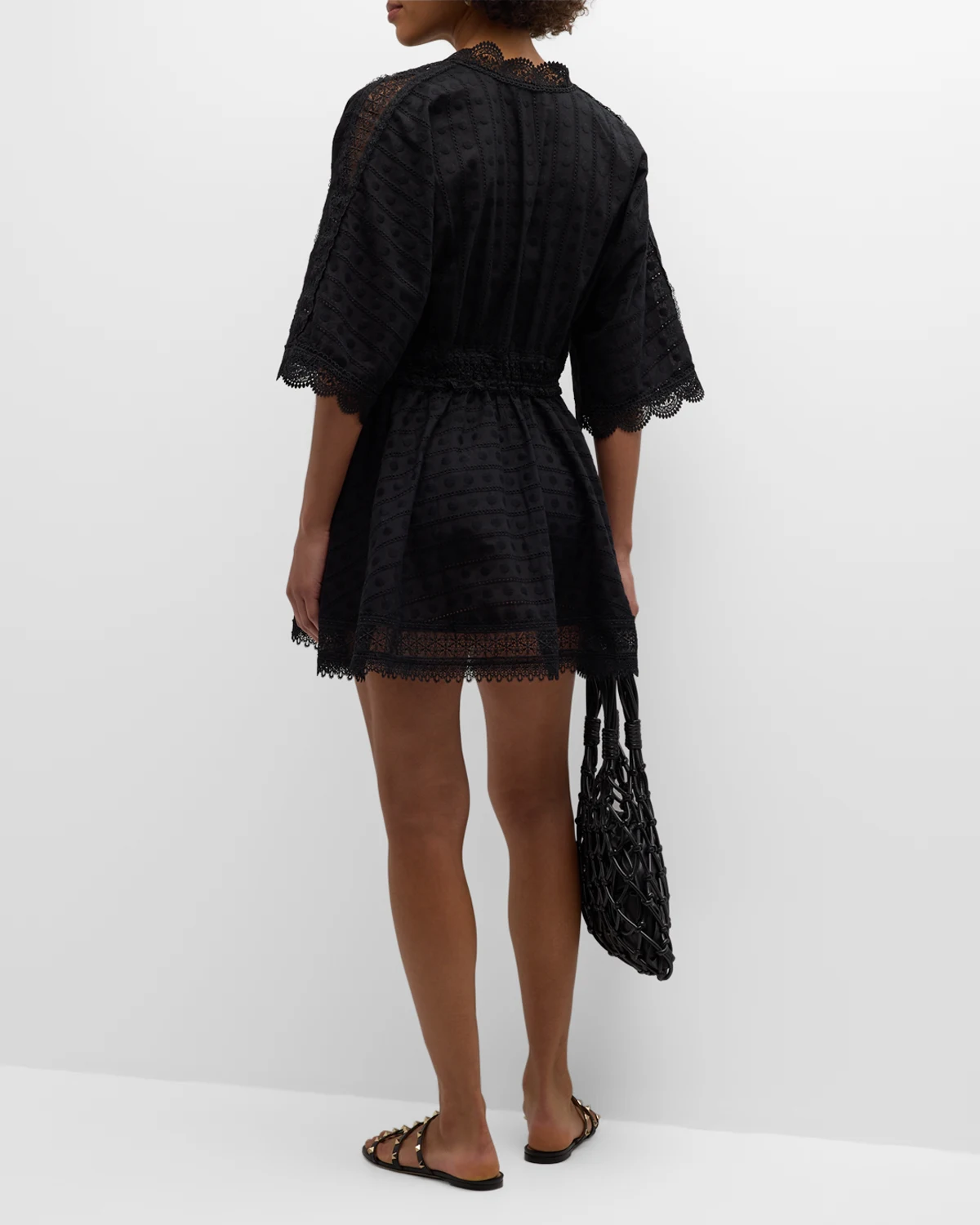 Oxana Embroidered Kimono Coverup 