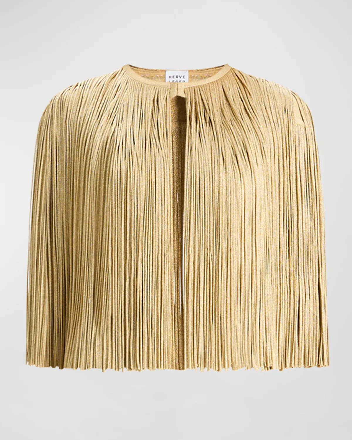 Icon Metallic Fringe Cape