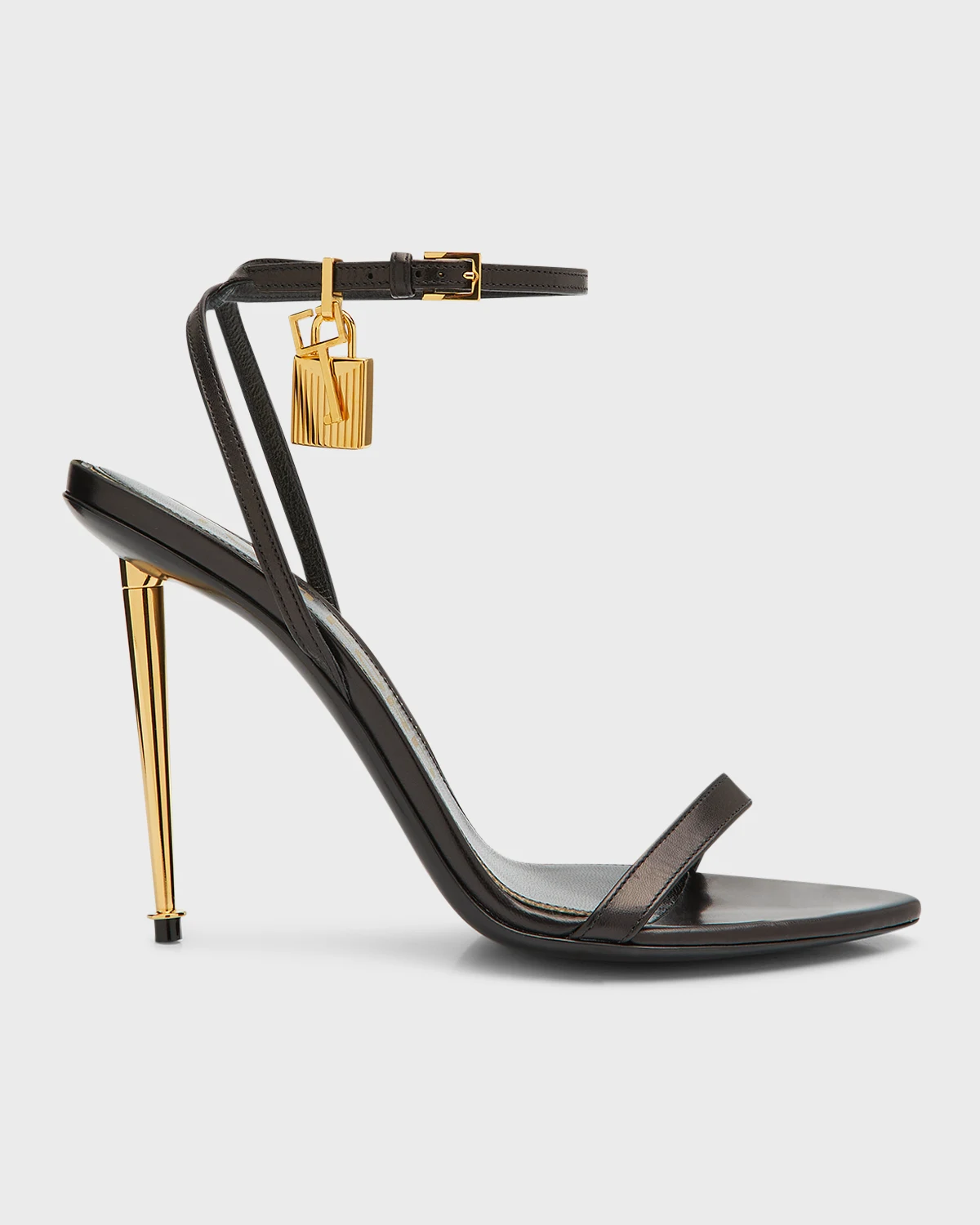 Lock Stiletto Sandals