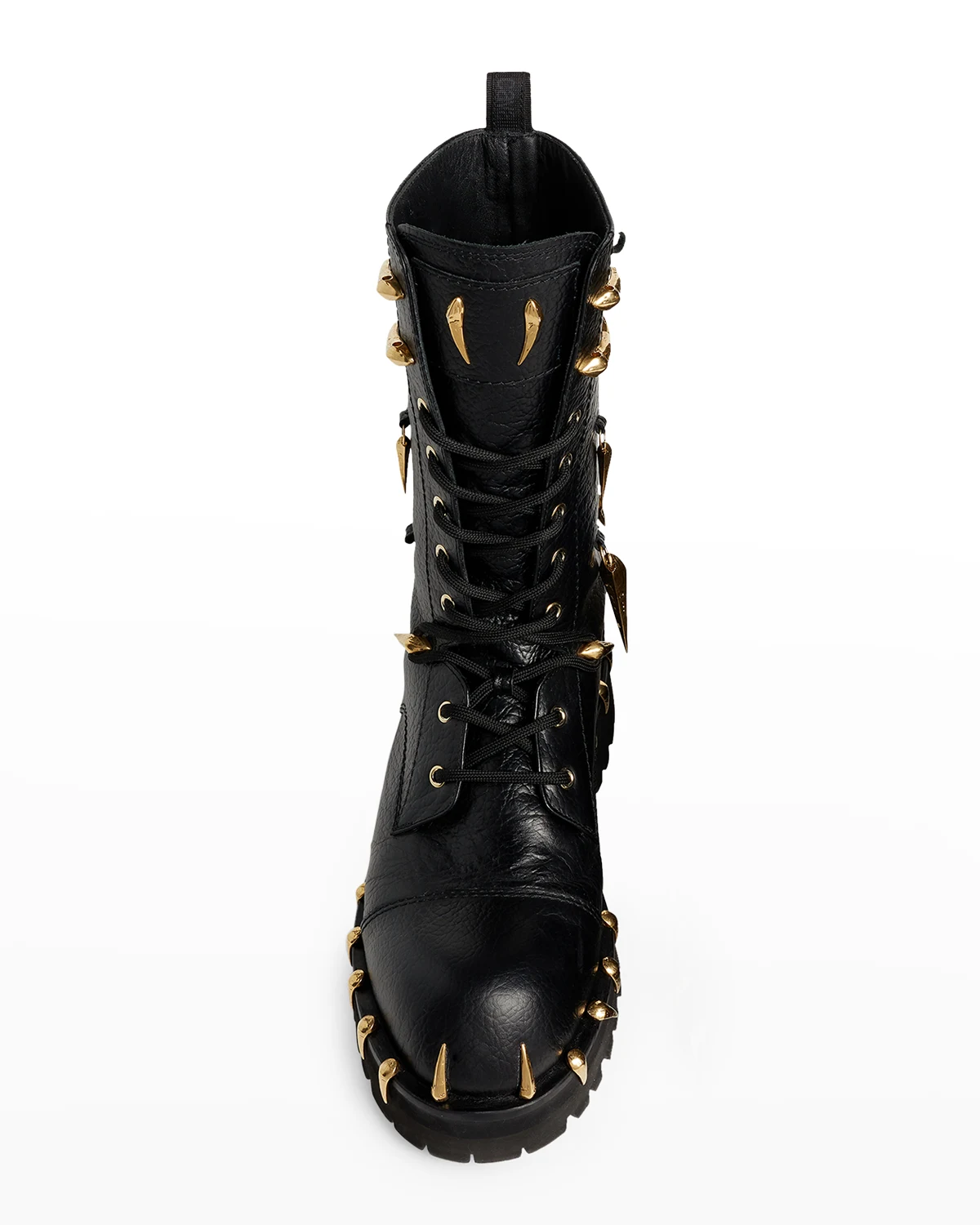 Saber Tooth Pierced Combat Boots