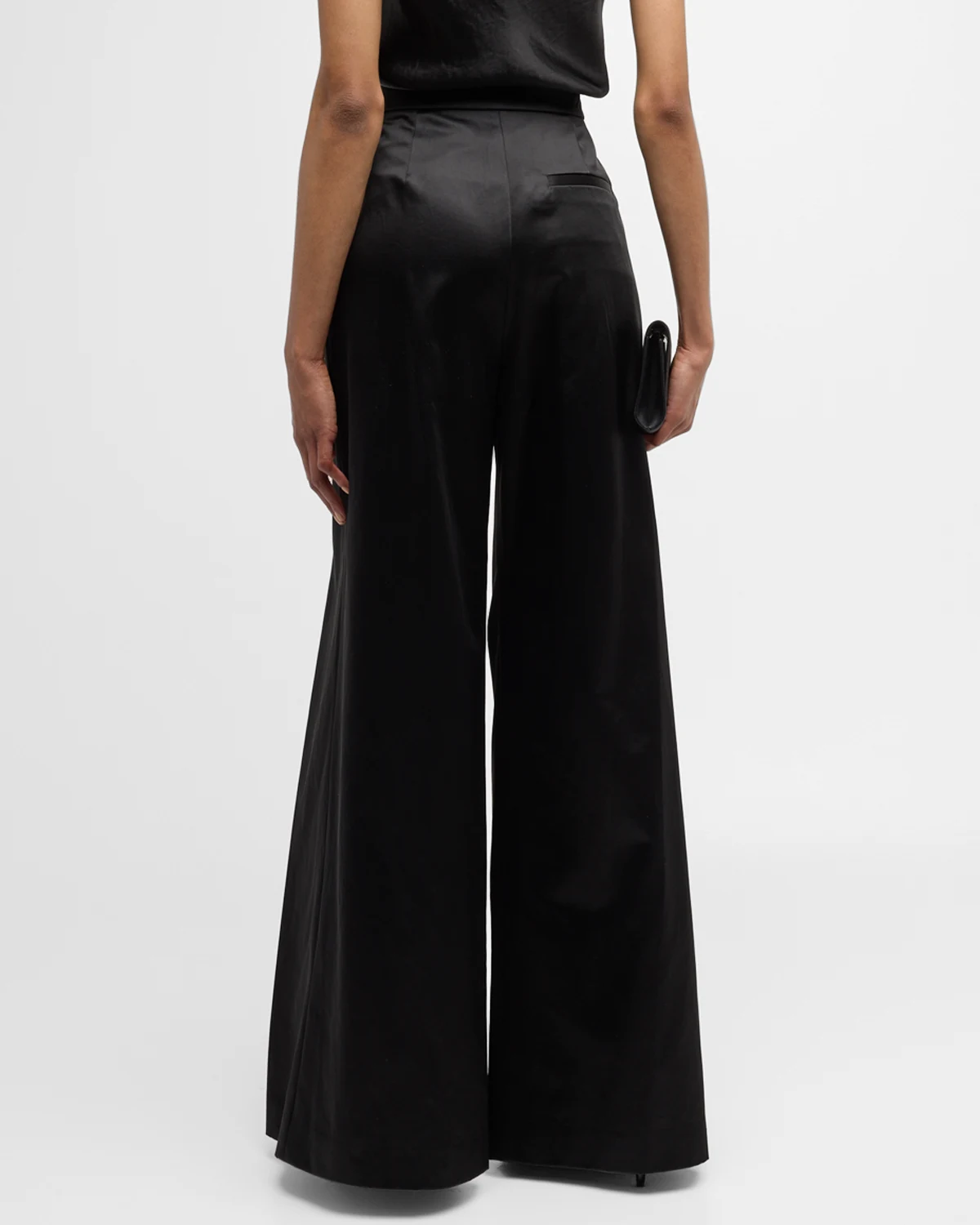 Pleated Wide-Leg Pants