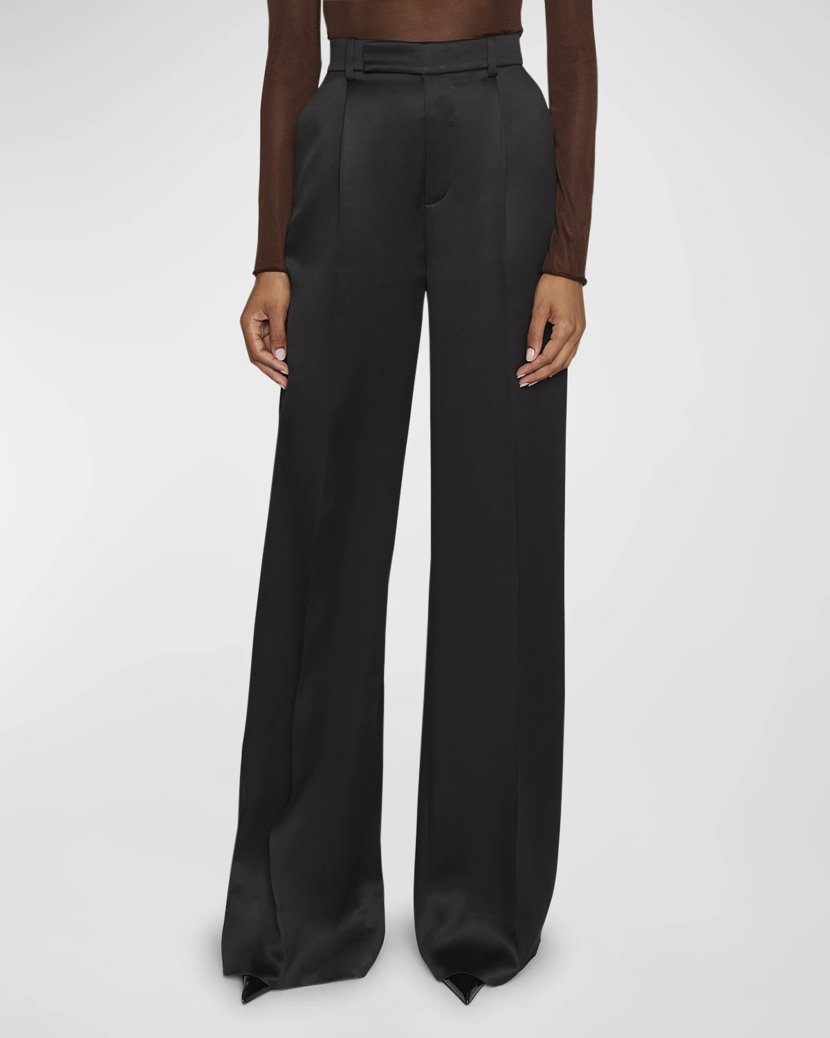 Silk Trouser Pants