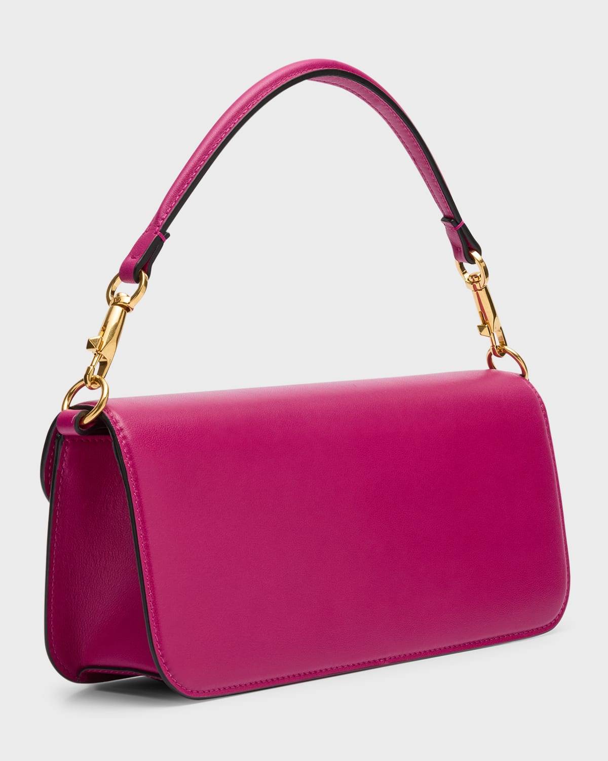 VLogo Lambskin Leather Shoulder Bag