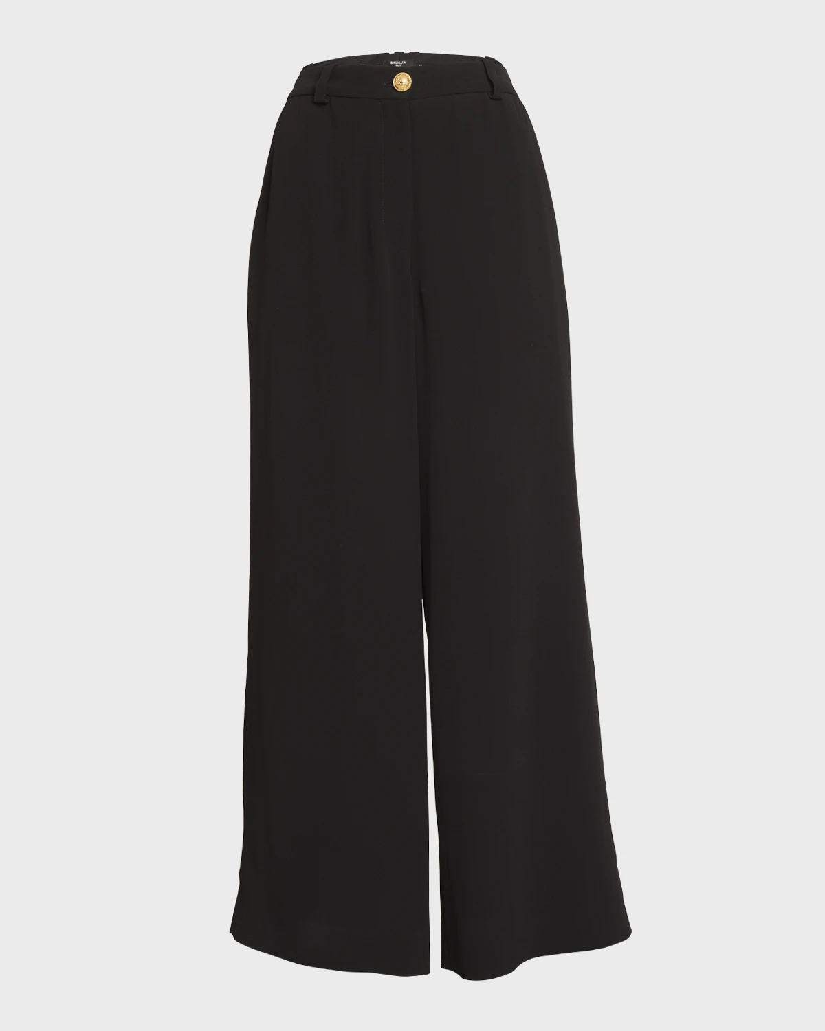 Crepe Wide-Leg Palazzo Pants