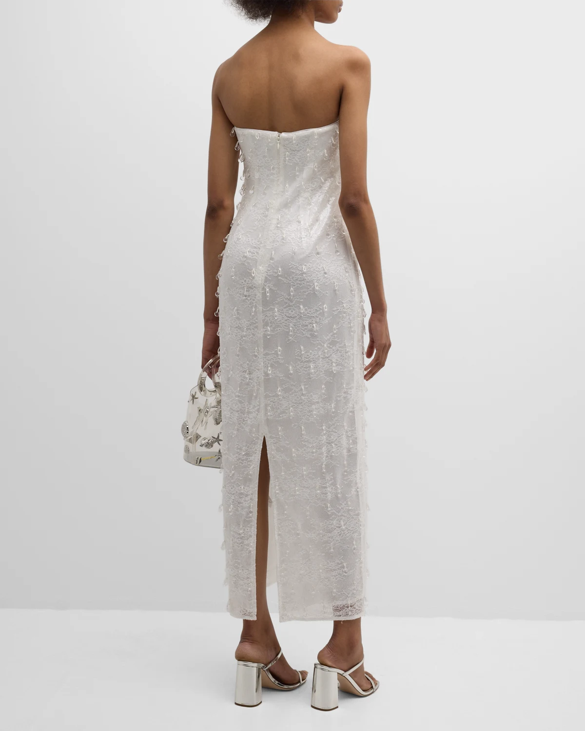 Preston Crystal-Embellished Lace Maxi Dress