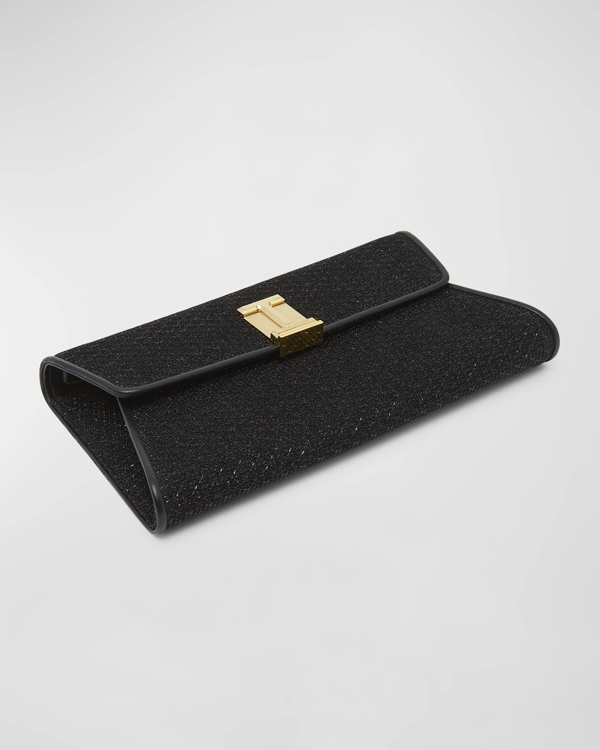 Nobile Clutch in Textured Fabric