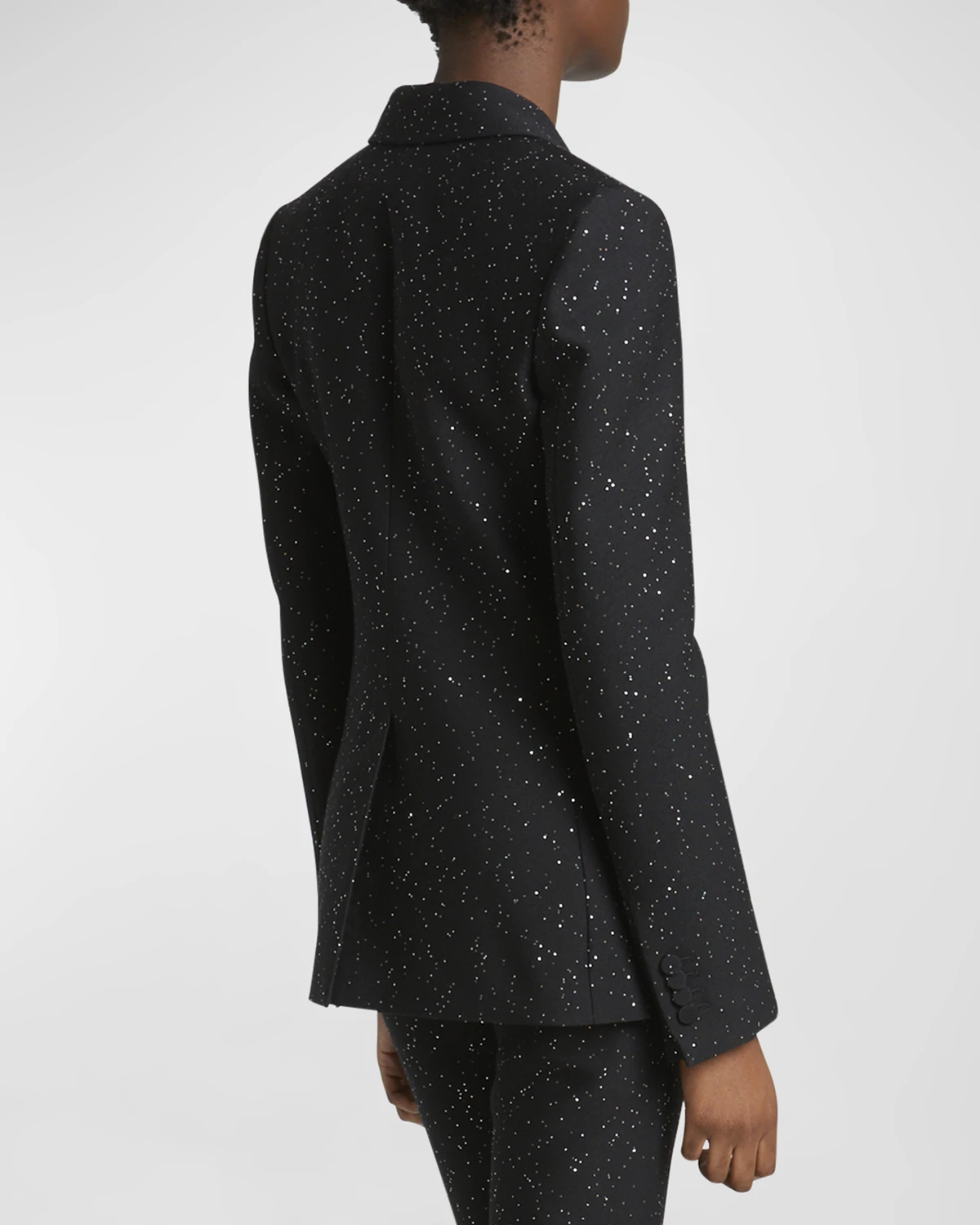 Leiva Micro Sequined Blazer Jacket