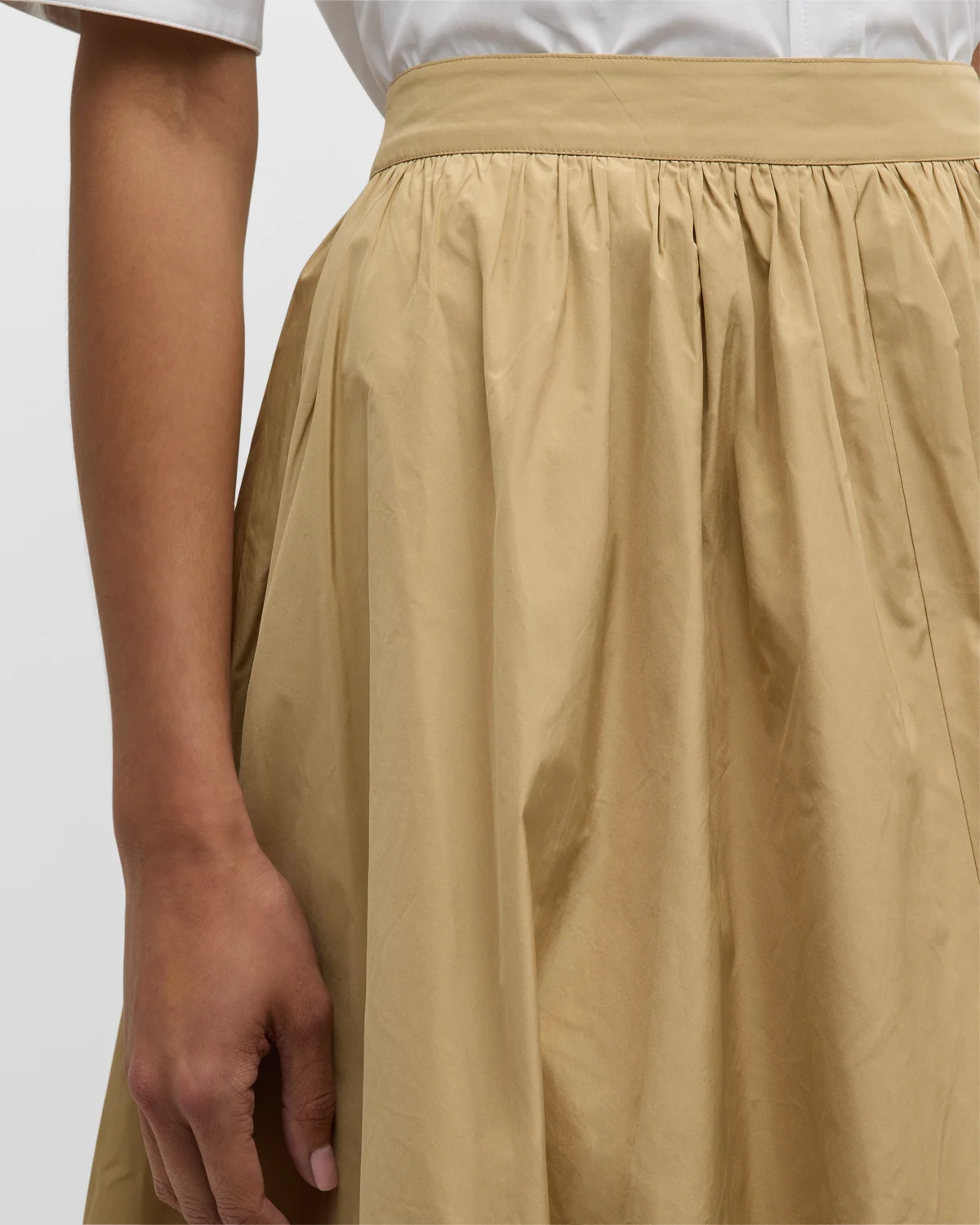 High-Waist Maxi Bubble Skirt