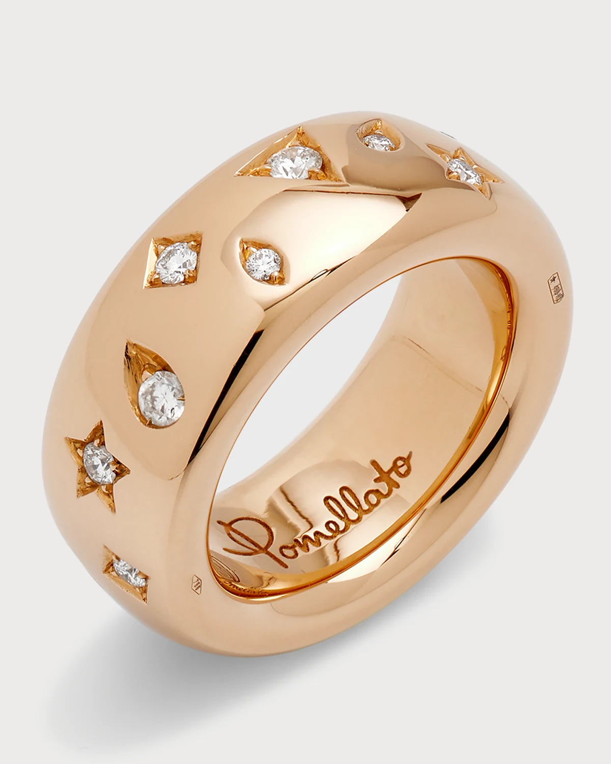 Iconica 18K Rose Gold Diamond Ring