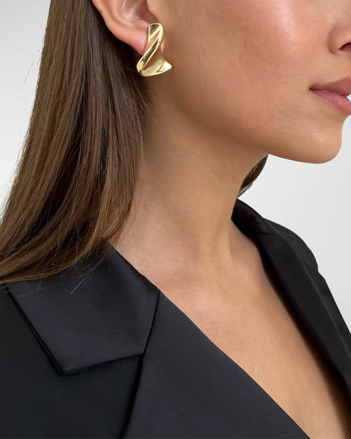 Anine Twisted Gold-Plated Earrings