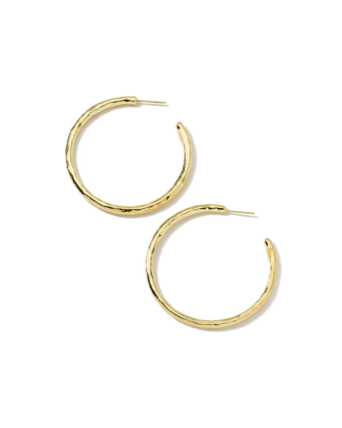 Large Hoop Earrings in 18K Gold