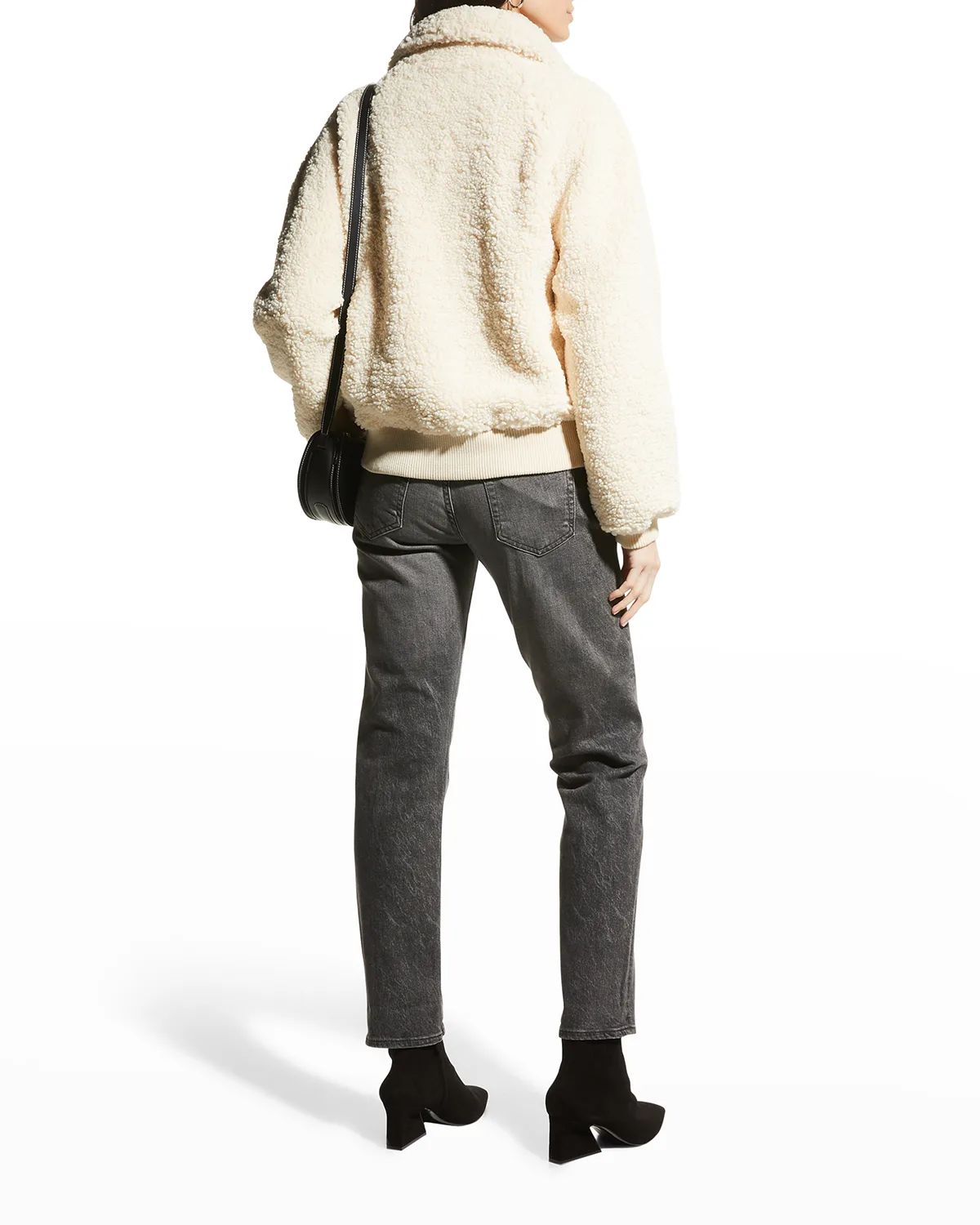 The Sueded Toggle Sherpa Coat