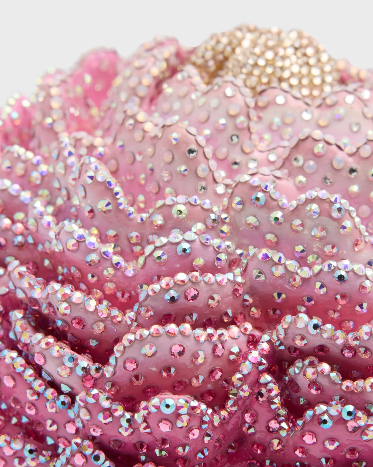 Peony Crystal Clutch Bag