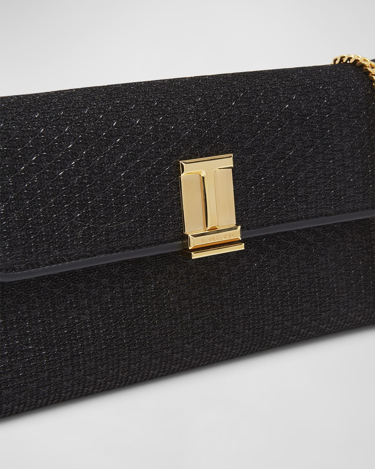 Nobile Clutch in Textured Fabric