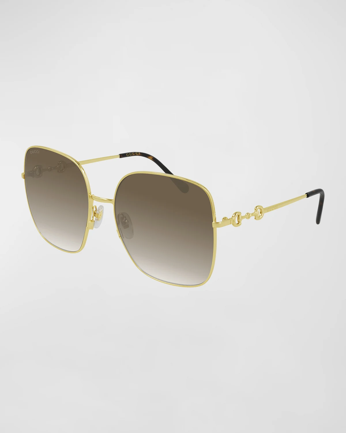 Oversized Square Metal Sunglasses