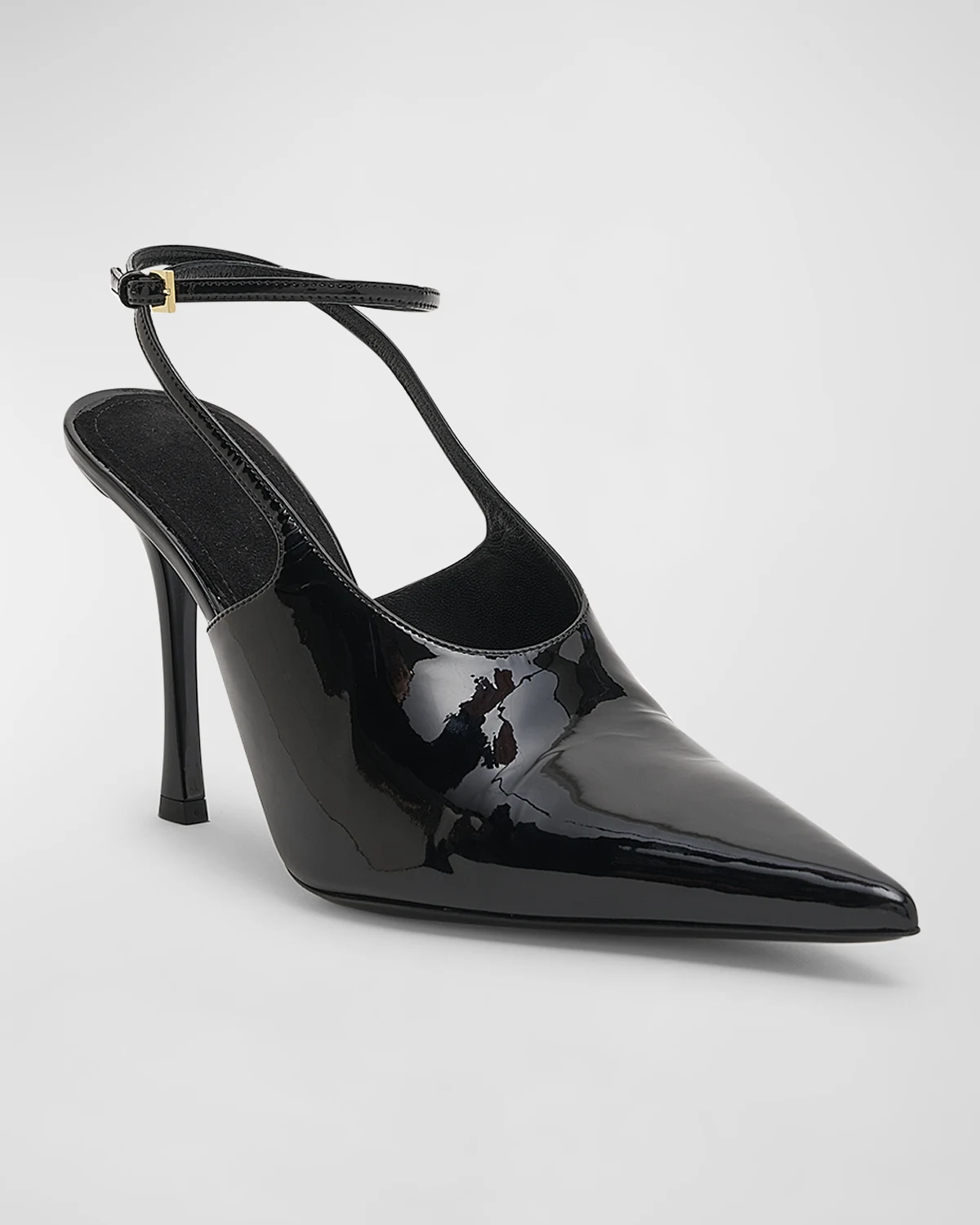 Show Patent Ankle-Strap Pumps