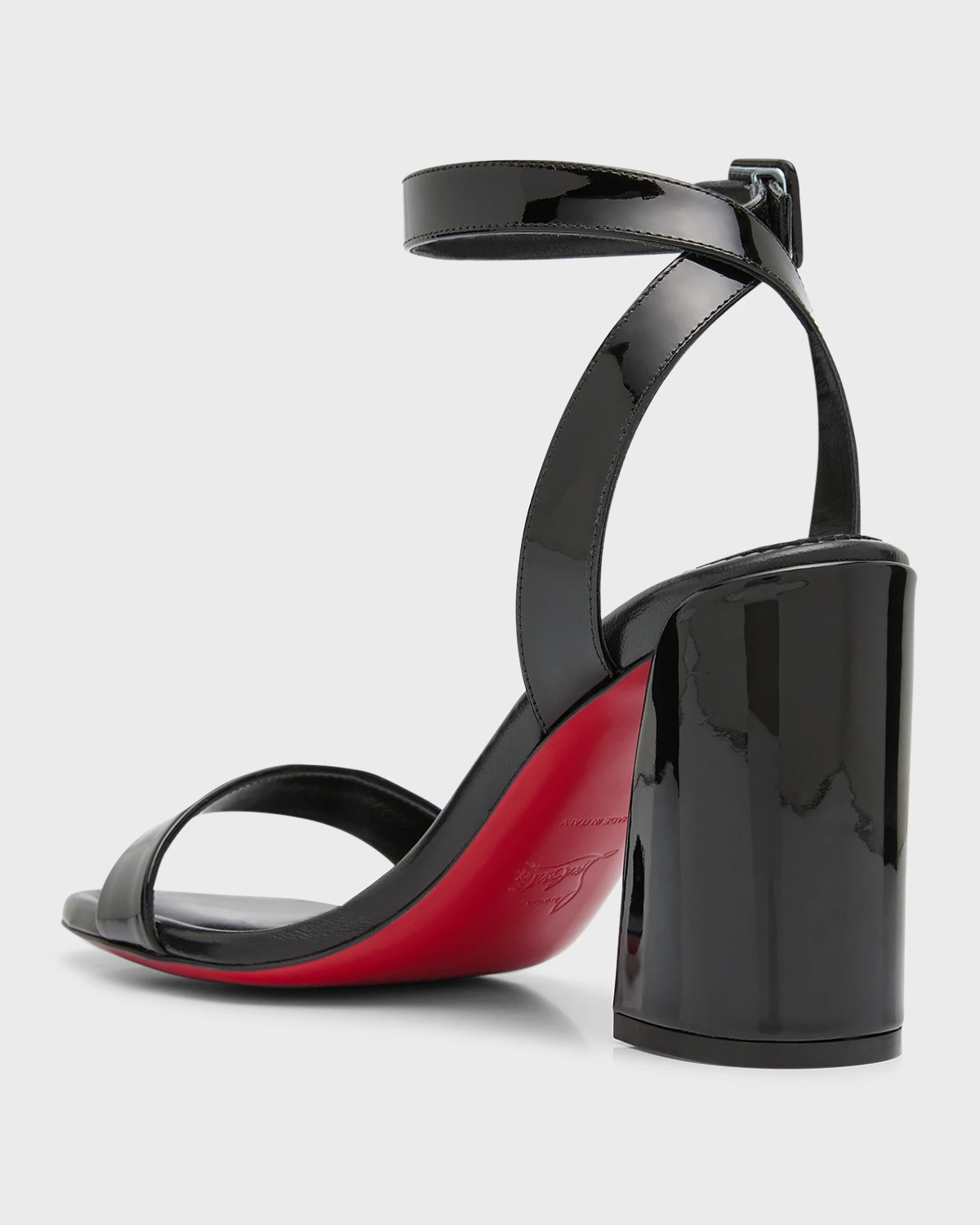 Miss Sabina Red Sole Ankle-Strap Sandals