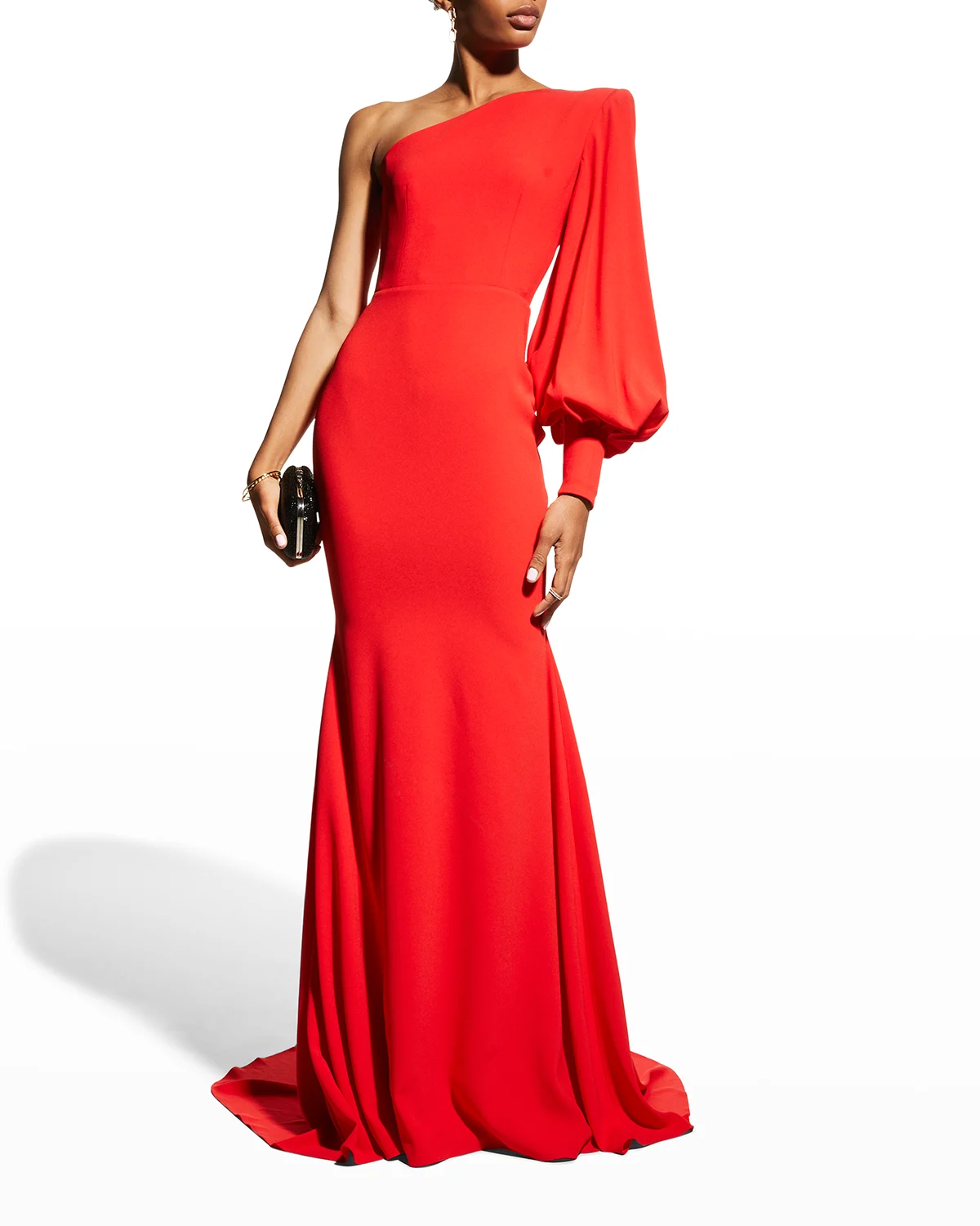 Marin One-Shoulder Gown