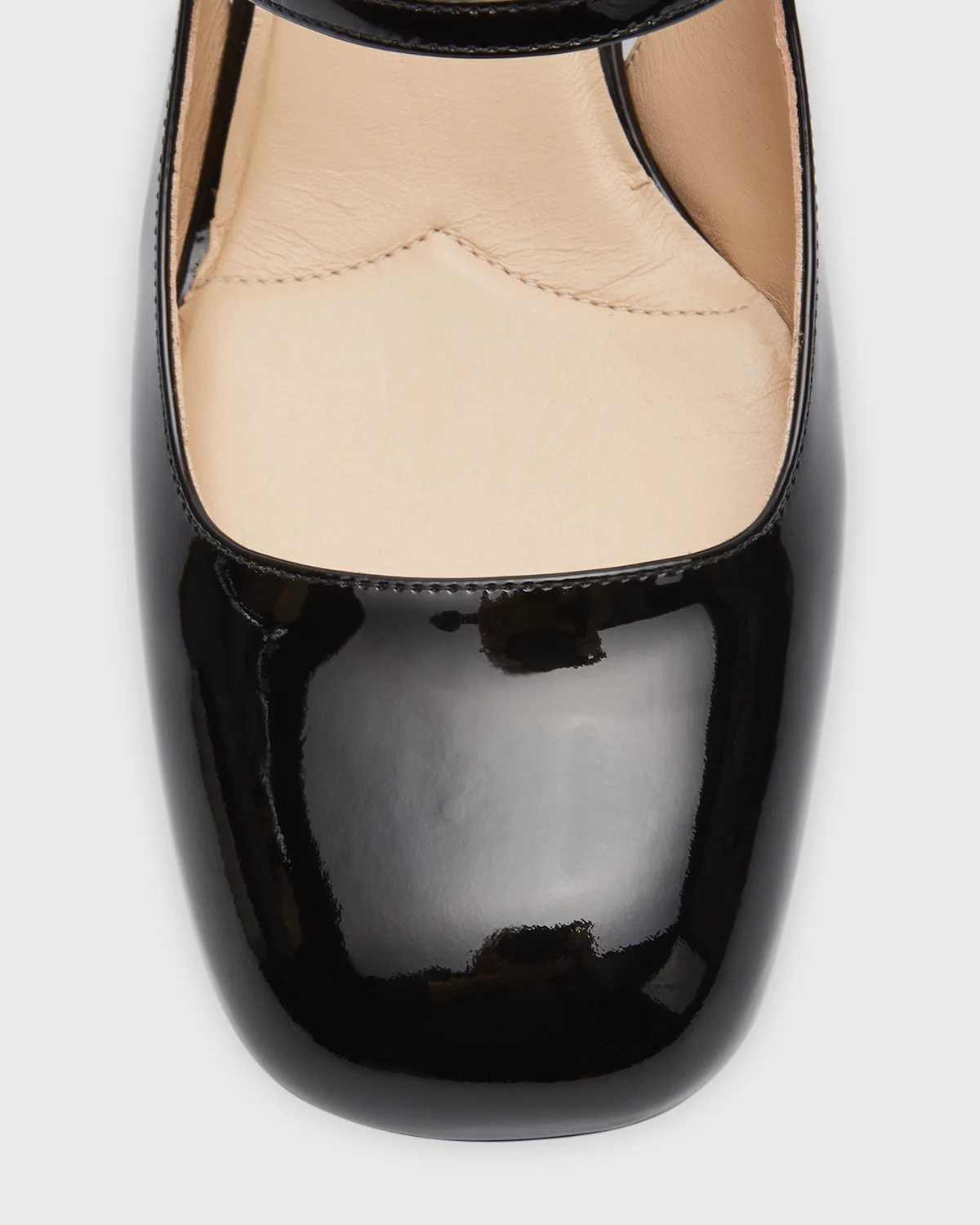 Patent Mary Jane Slingback Pumps