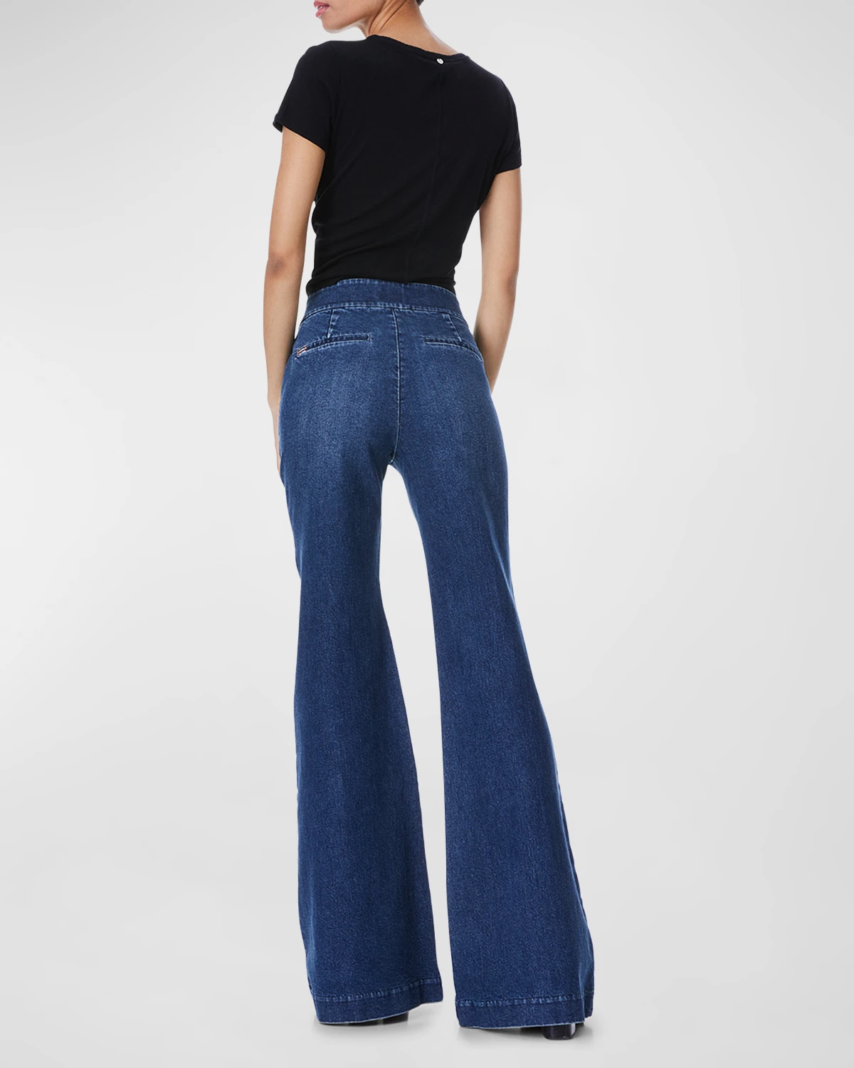 Dylan High Waisted Wide-Leg Jeans