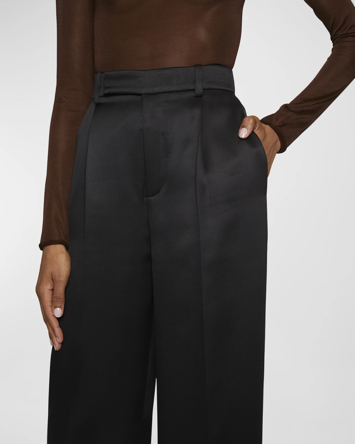 Silk Trouser Pants