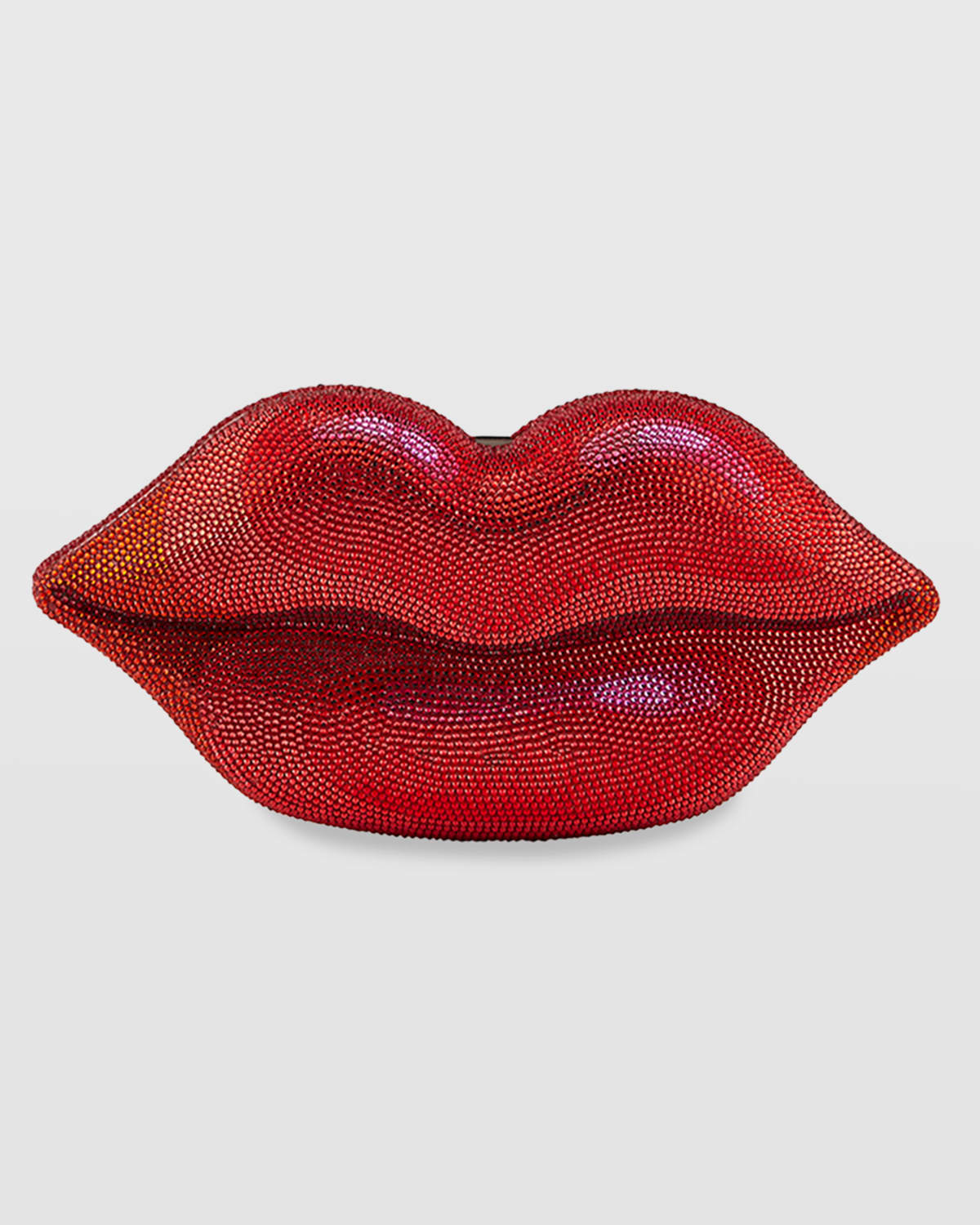 Hot Lips Crystal Clutch Bag