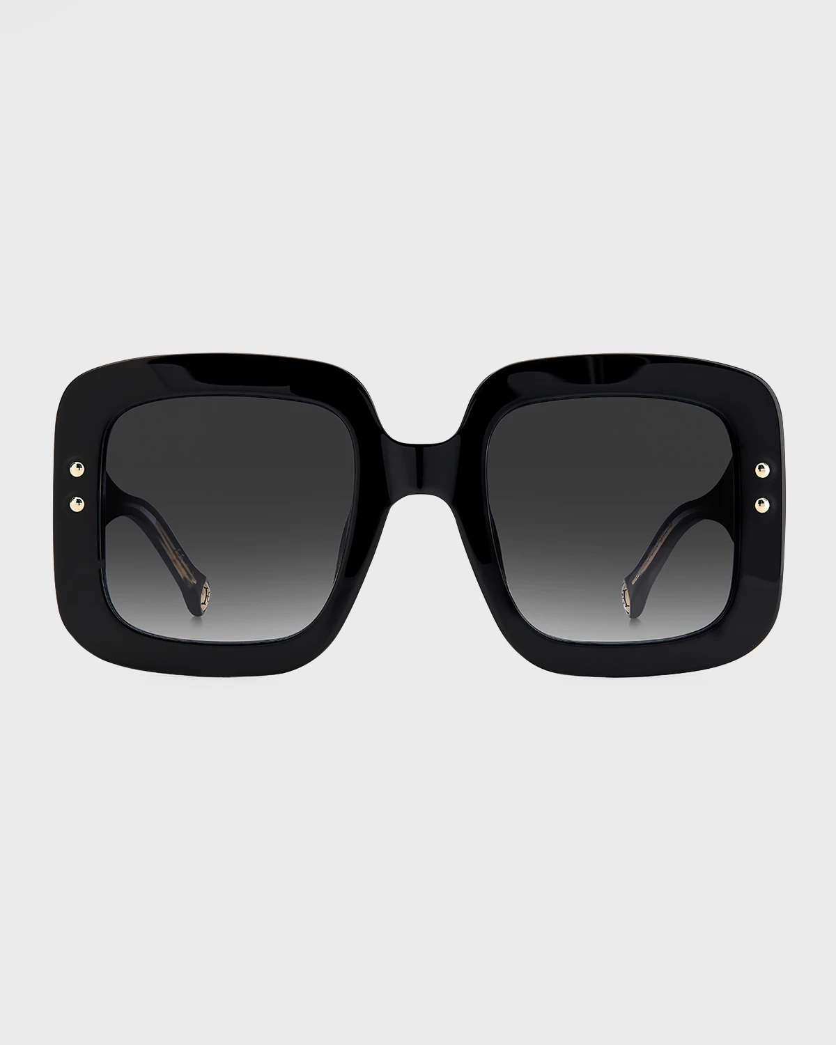 Oversized Square Acetate Polka-Dot Sunglasses 