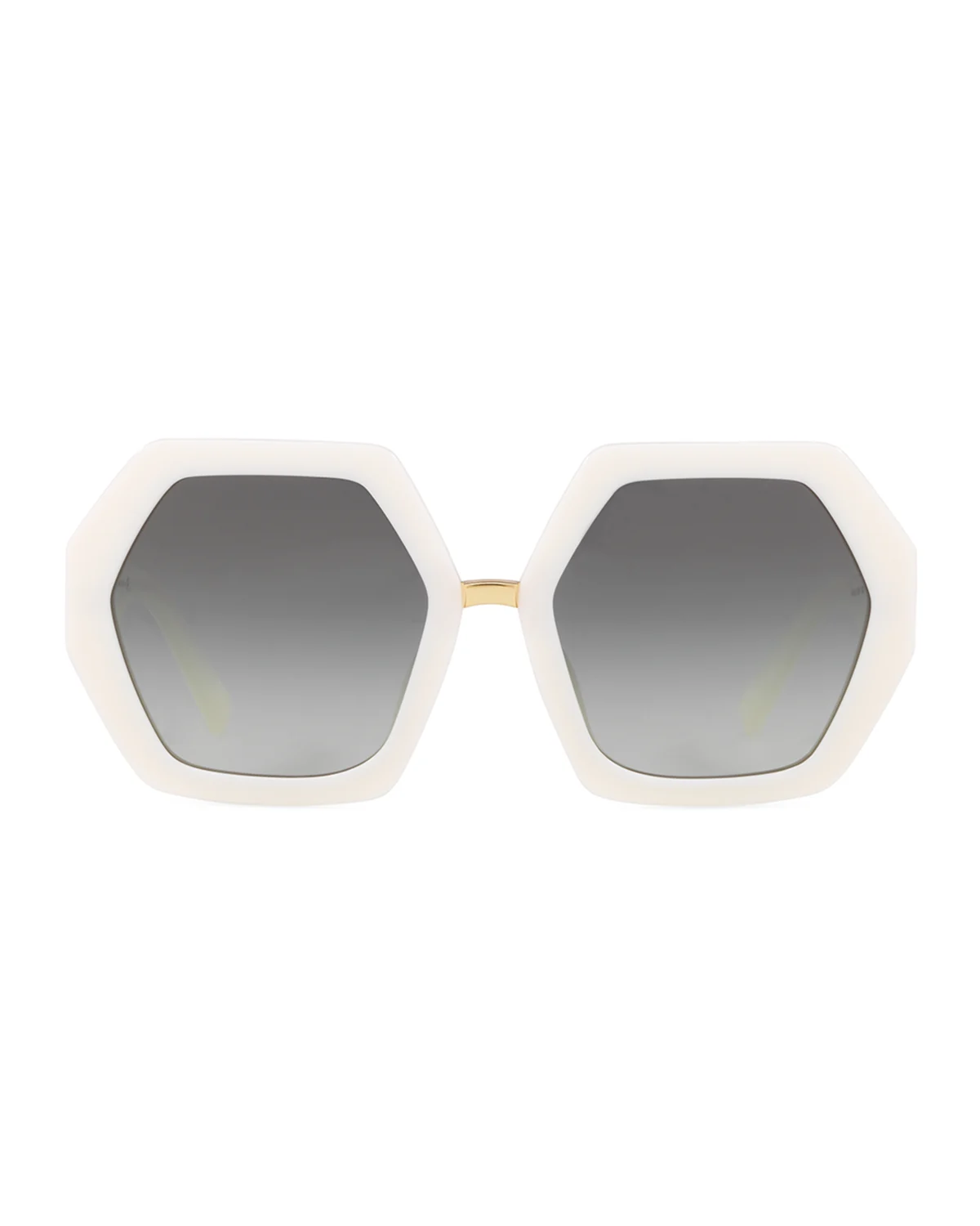 Octagonal Acetate V-Inset Sunglasses