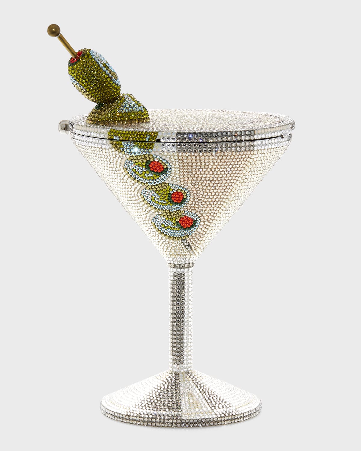 Beaded Martini Glass Cocktail Clutch