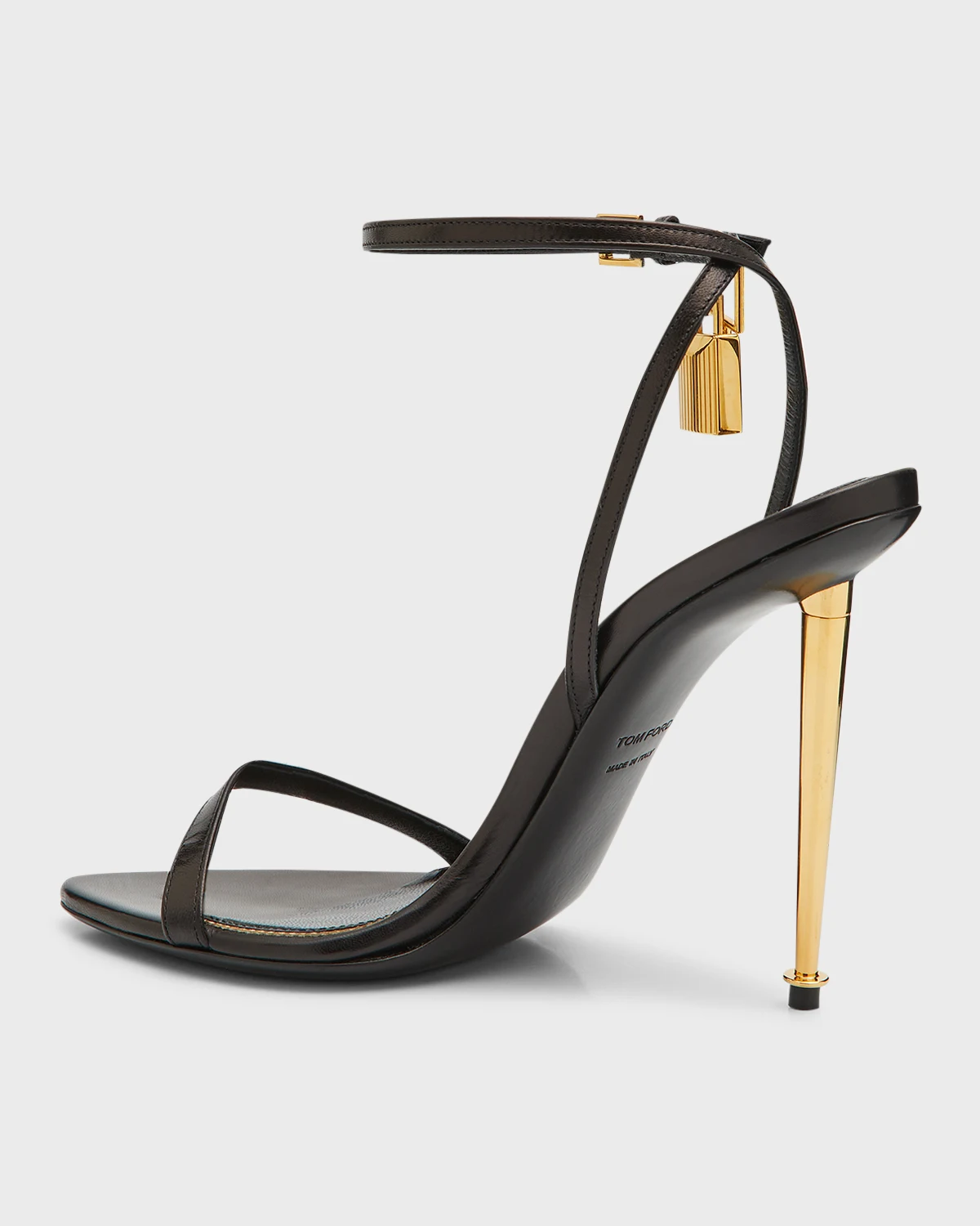 Lock Stiletto Sandals