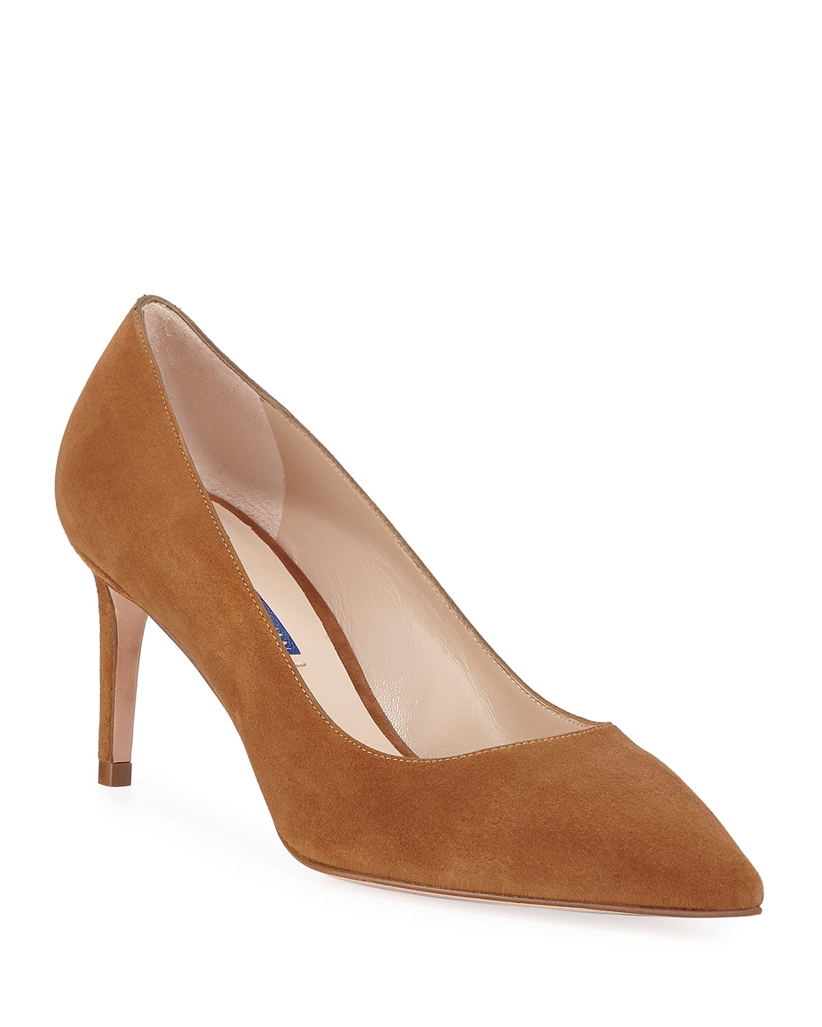 Leigh 70mm Suede Pumps