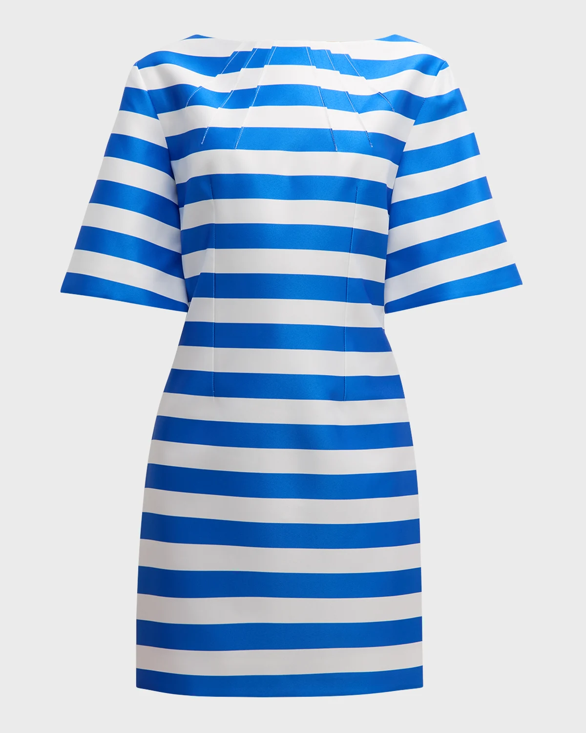 Guinerver Striped Short-Sleeve Mini Dress