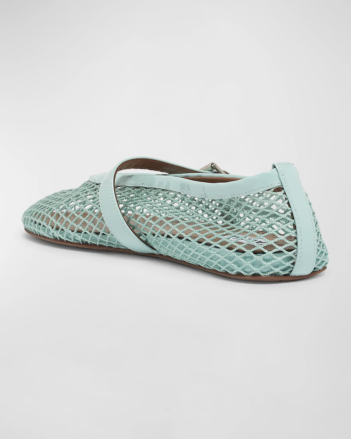 Mesh Mary Jane Ballerina Flats