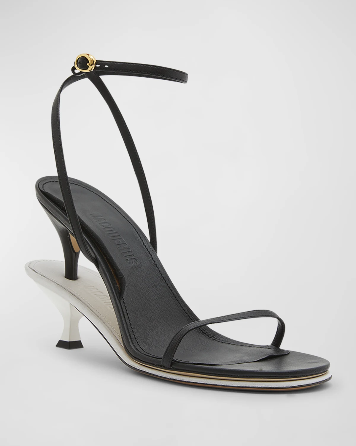 Les Doubles Ankle-Strap Bicolor Sandals