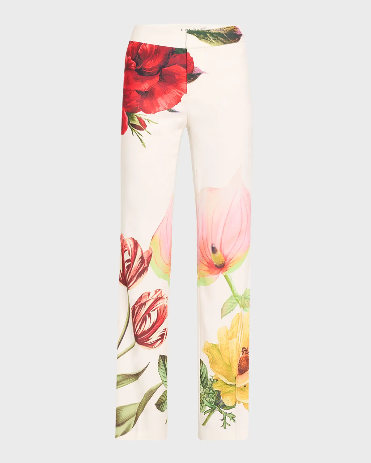 Livi Floral Le Parisien Mid-Rise Bootcut Trousers 