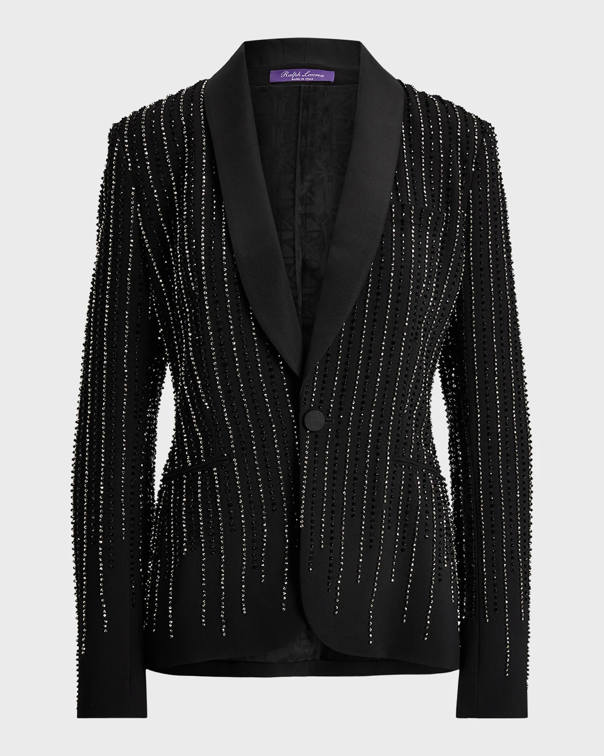 Donoghue Sequin Pinstripe Single-Breasted Tuxedo Jacket