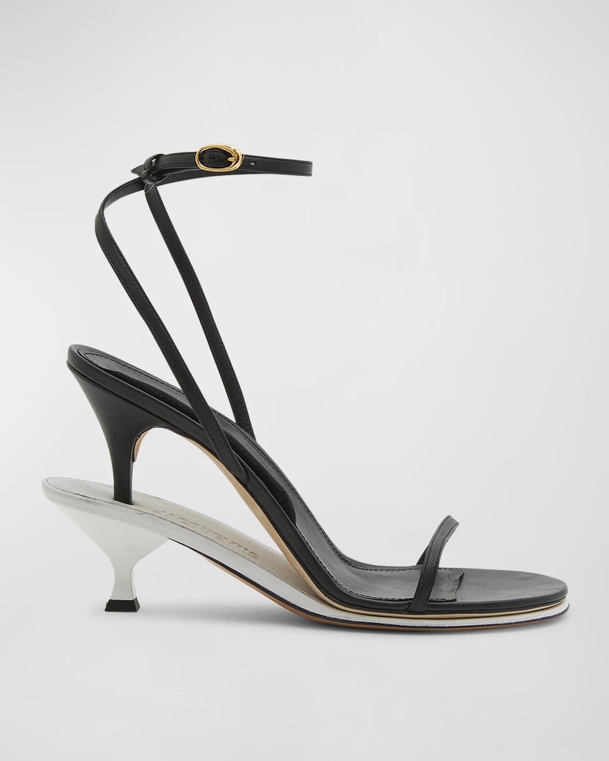 Les Doubles Ankle-Strap Bicolor Sandals