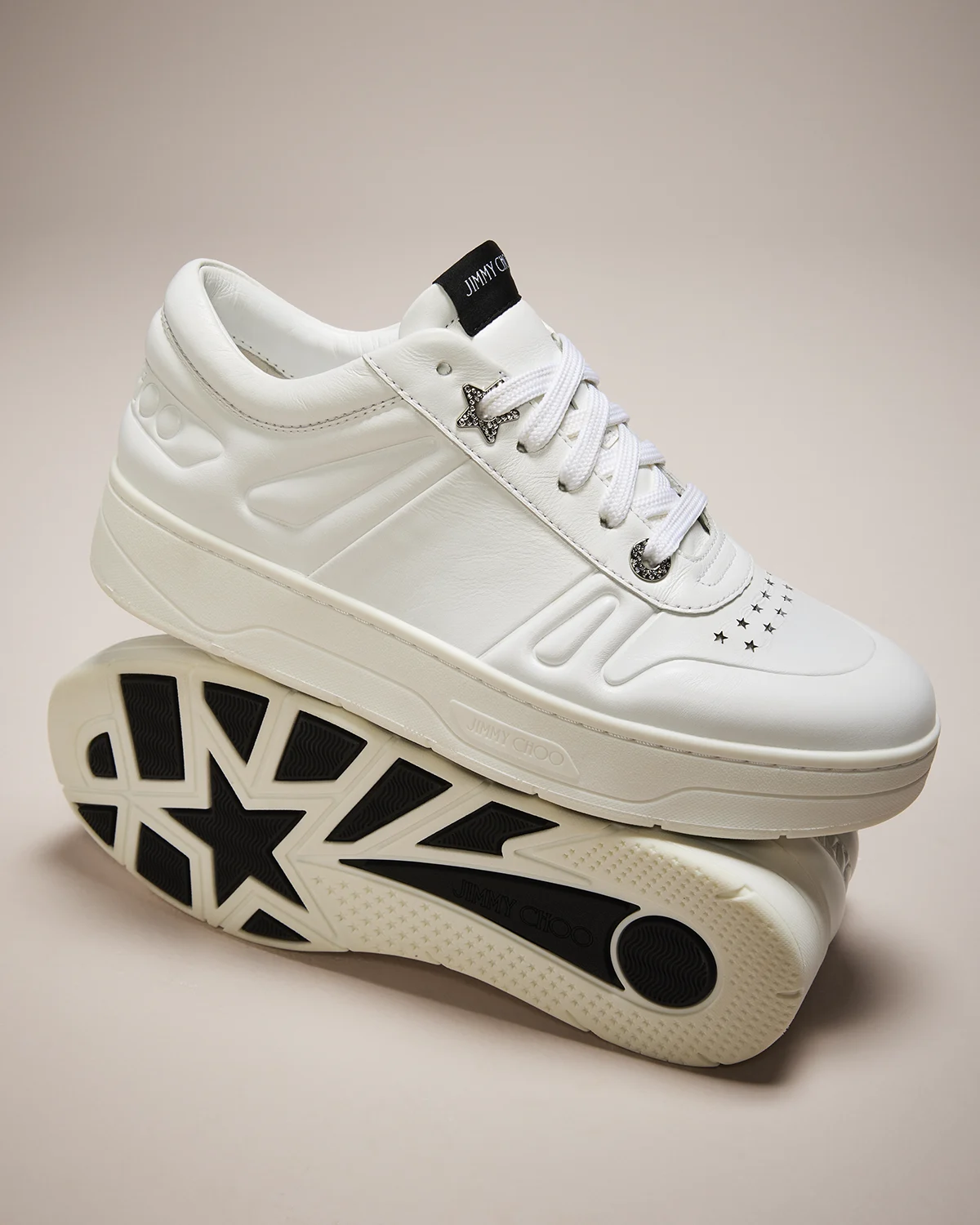 Hawaii Leather Flatform Sneakers