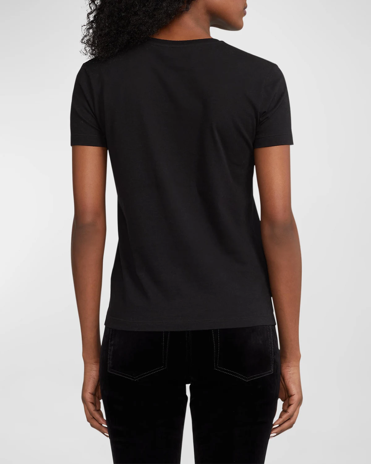 Sequin Profile Short-Sleeve T-Shirt